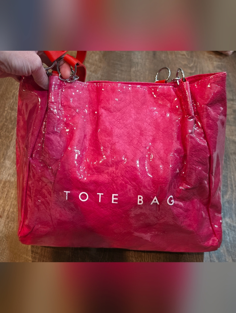 Bright Pink Tote Bag – Unbranded